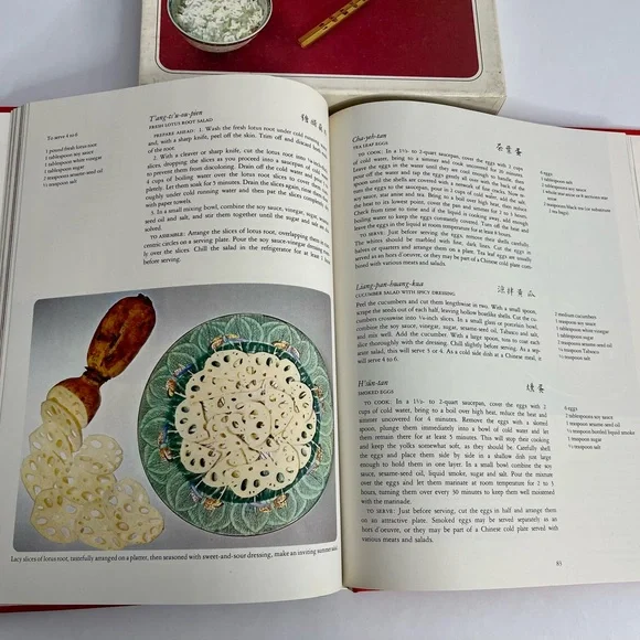 Vintage 1968 TIME LIFE FOODS OF THE WORLD: COOKING OF CHINA BOX SET Chinese Food - Picture 9 of 12
